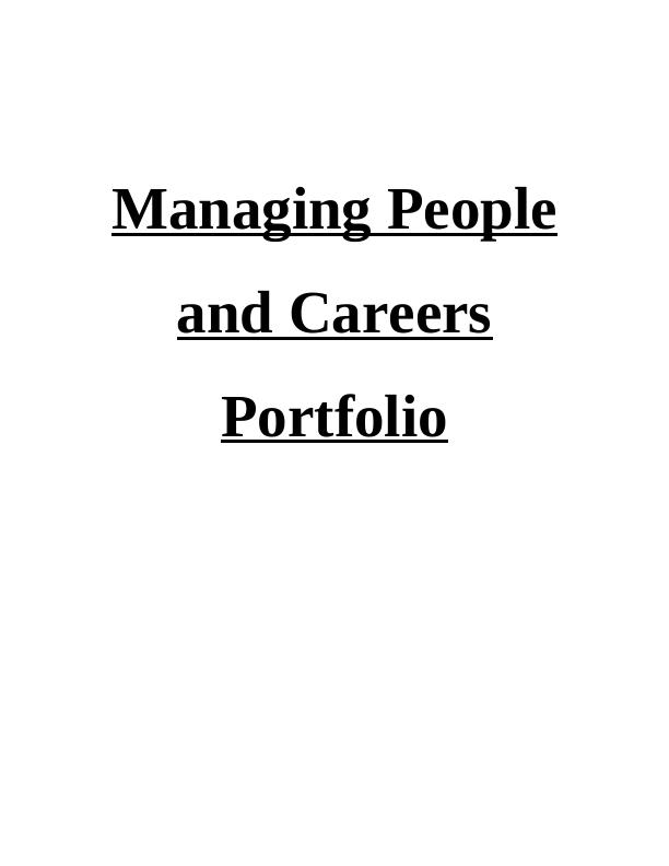 Managing People and Careers Portfolio._1