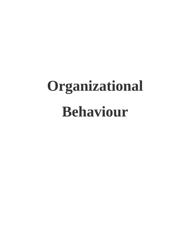 (Solved) Effects of Culture, Power and Politics on the Organisation_1