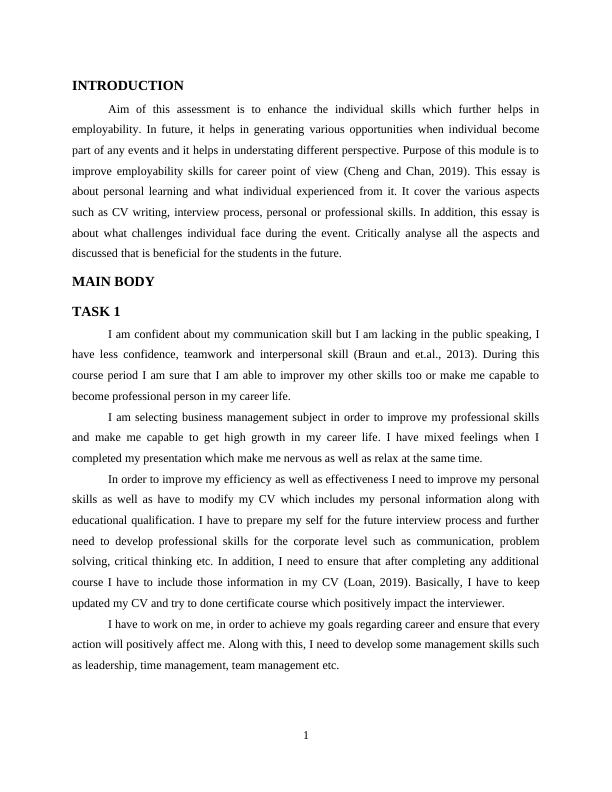 Reflective Essay on Personal Learning and Skills Development_3