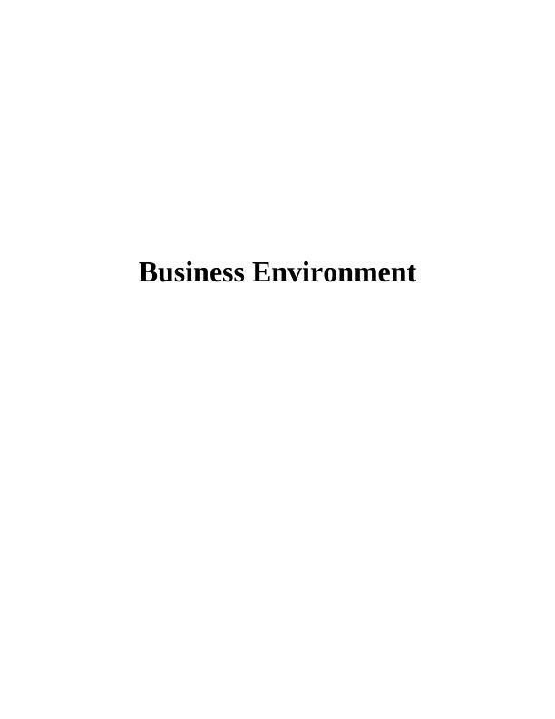 Business Environment | Nestle_1