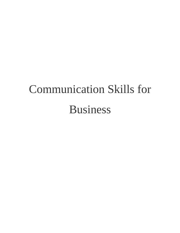 Business Communication Models PDF_1