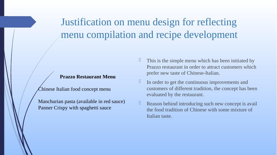 Justification on Menu Design for Reflecting Menu Compilation and Recipe Development_2