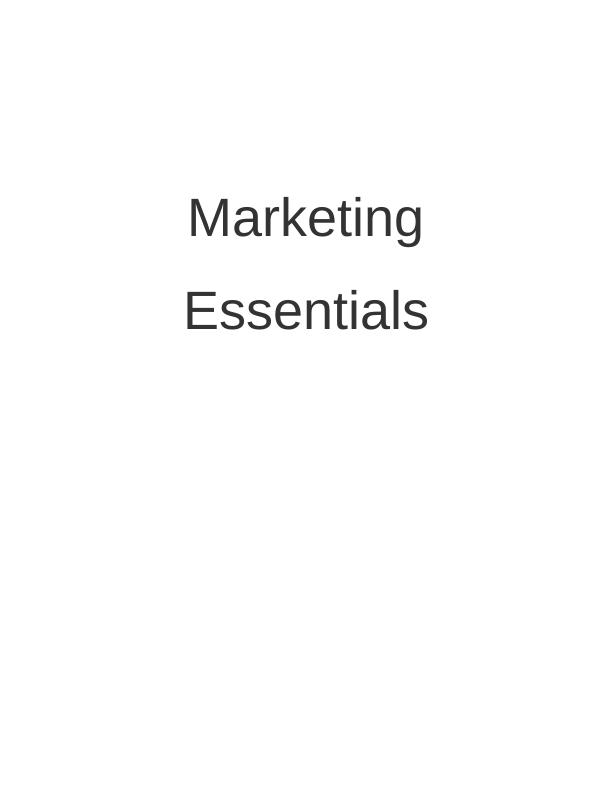 Marketing Essentials Assignment PDF | Beauty Giant_1
