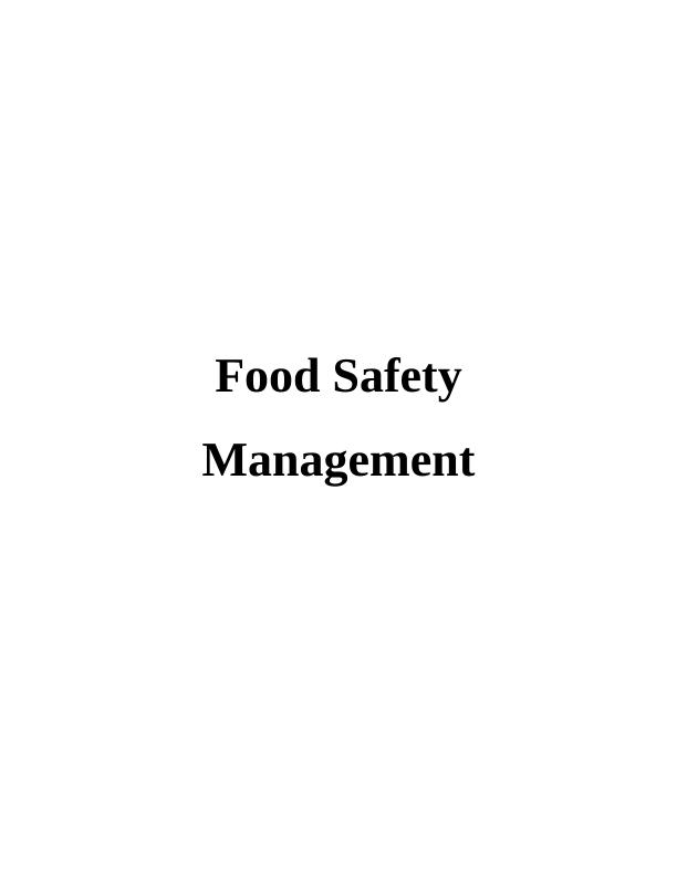 Food Safety Management Assignment Copy (Doc)_1