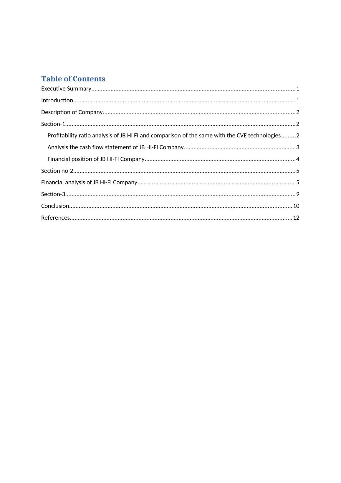 Jb Hifi Company Financial Analysis