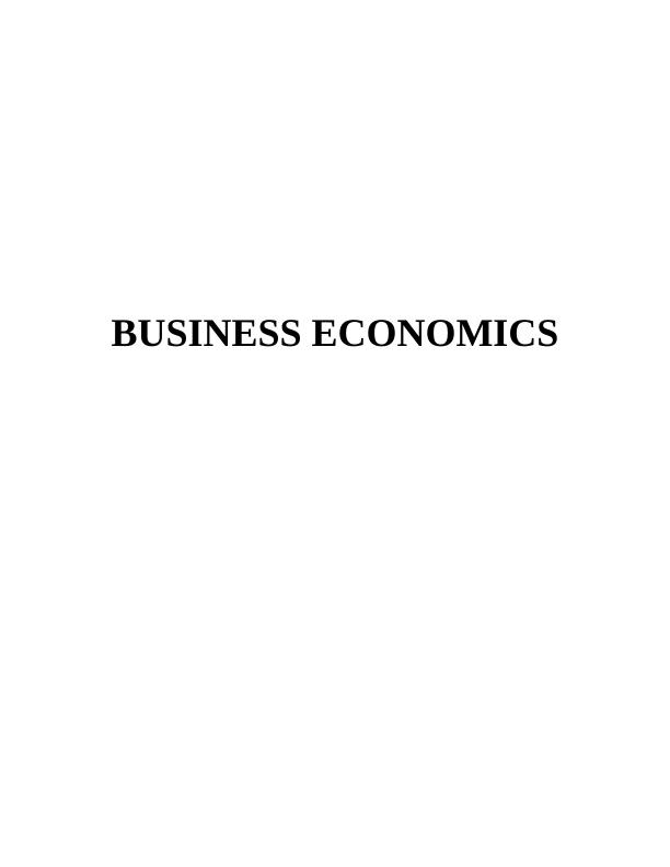 Impact on Economy and Its Business Environment - Report_1