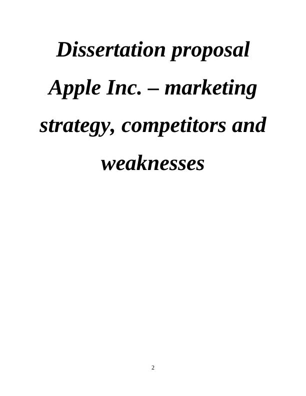Apple Inc. Marketing Strategies, Competitors, and Weaknesses_2