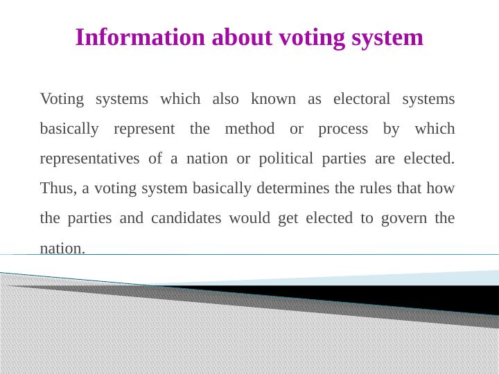 Voting System: Pros, Cons, and the Need for Change_4