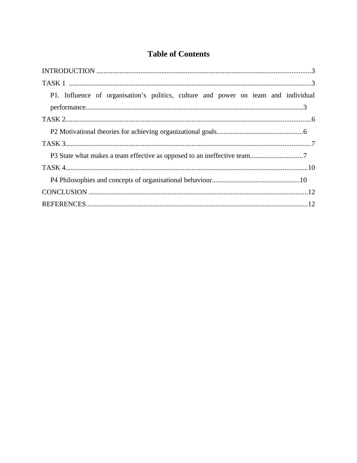 [PDF] Organizational Behaviour Assignment Sample_2