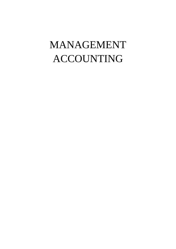 Management Accounting Assignment - Excite Entertainment Ltd_1