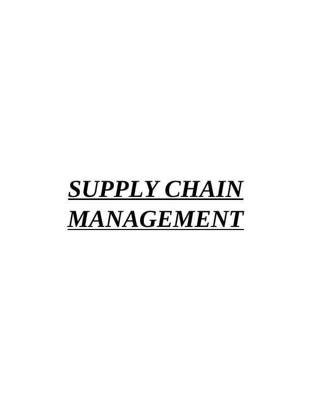 Supply Chain Management: Customer Service, Transportation, Warehousing, Strategy_1