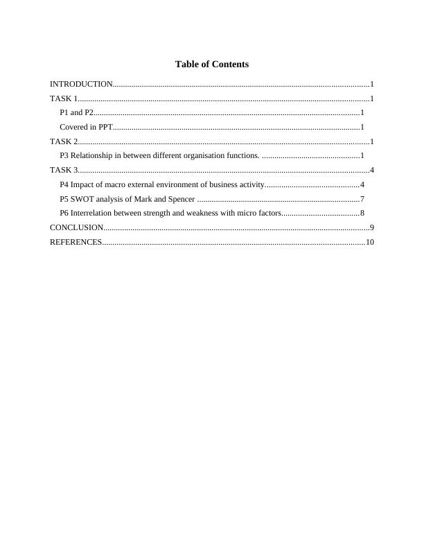 Report on Business Environment - Mark and Spencer_2