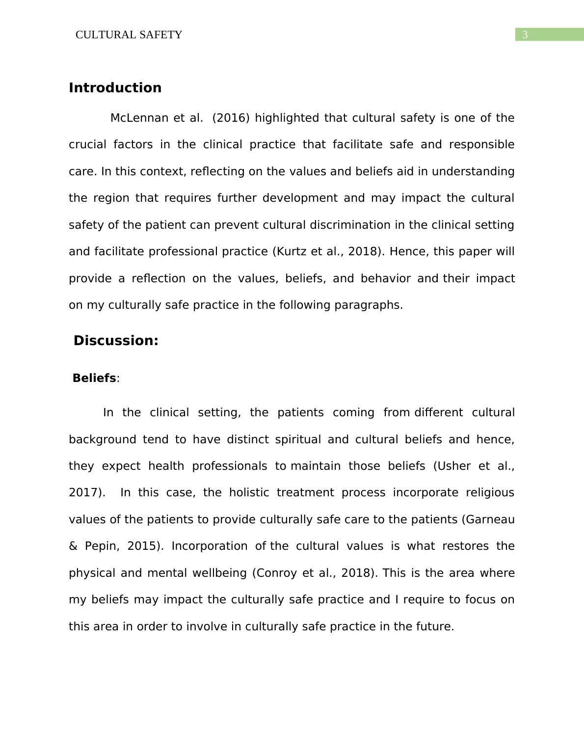 Cultural Safety in Nursing and Healthcare: A Literature Review_3
