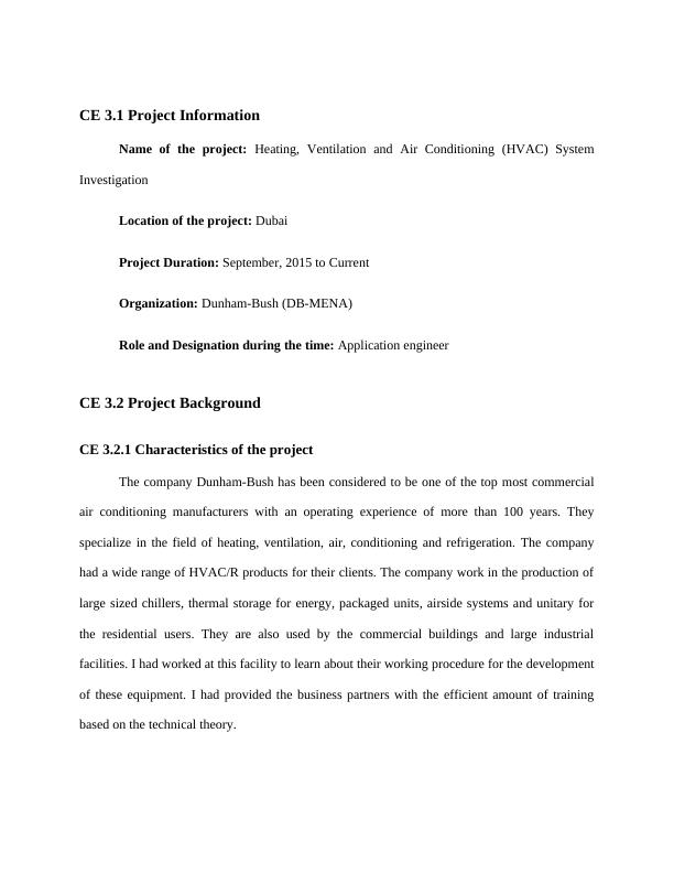 Competency Demonstration Report - Heating, Ventilation and Air Conditioning (HVAC) System_2