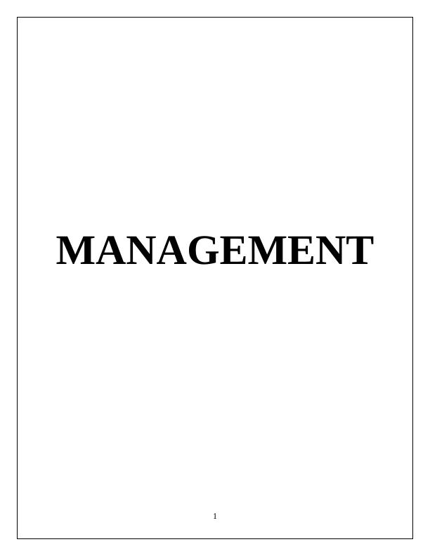 Management Table of Contents_1