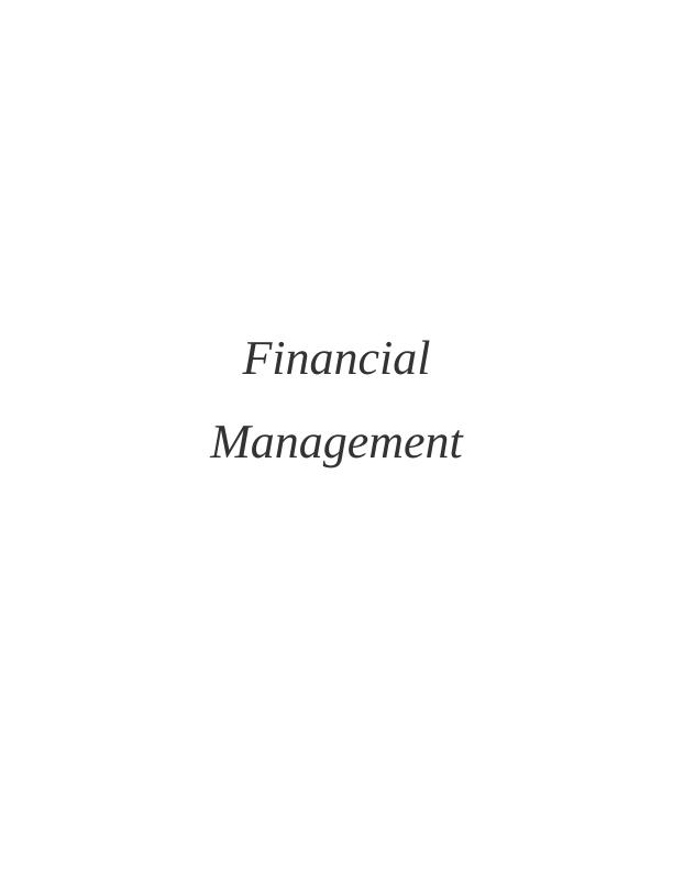 Financial Management: Dividend Payout Ratio Analysis of Two Companies_1