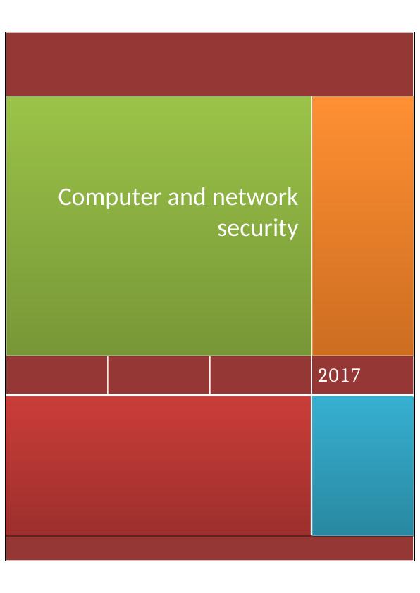 Computer and Network Security | CN6107_1