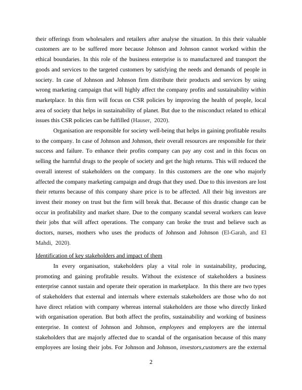 Johnson and Johnson Taking the pain away