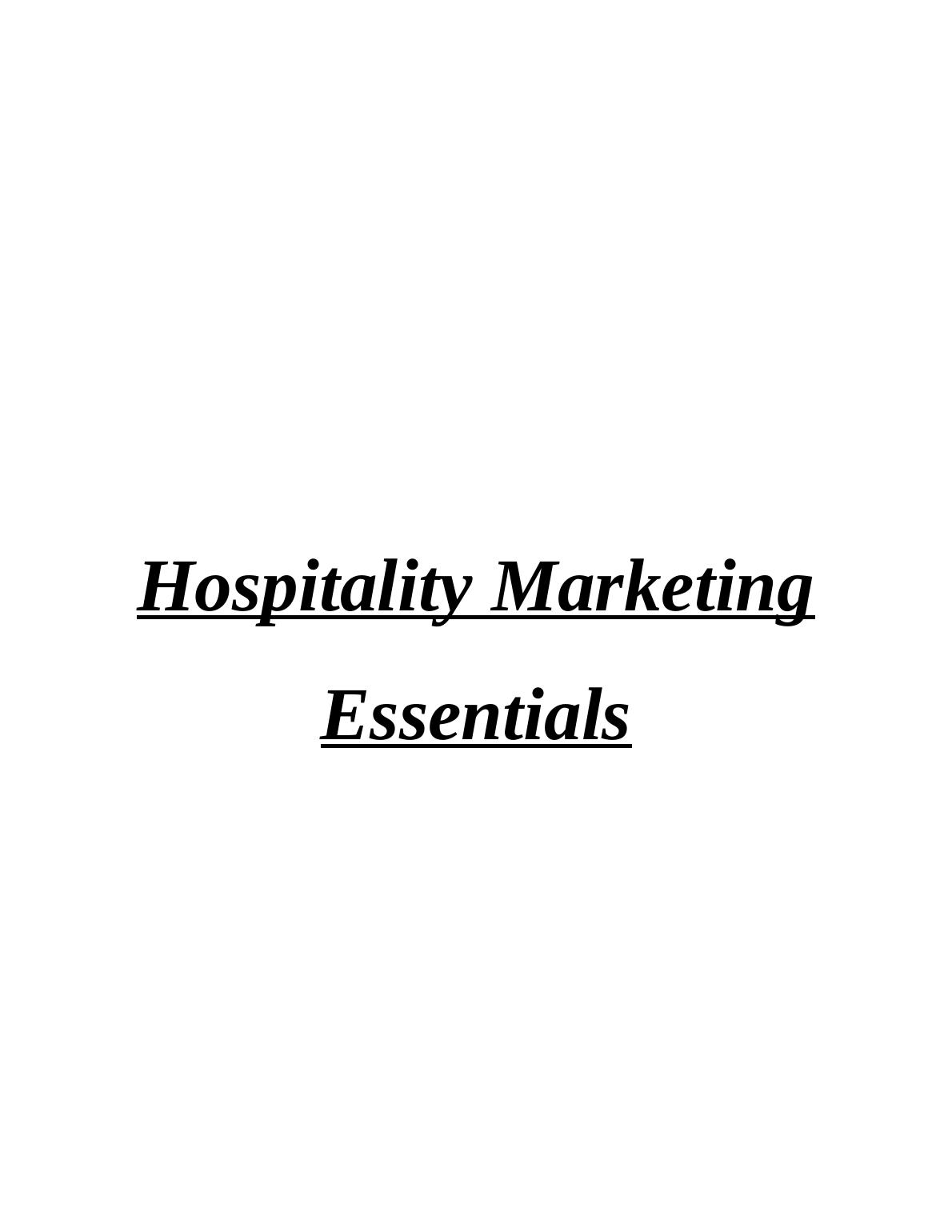 Hospitality Marketing Essentials -  Costa coffee_1