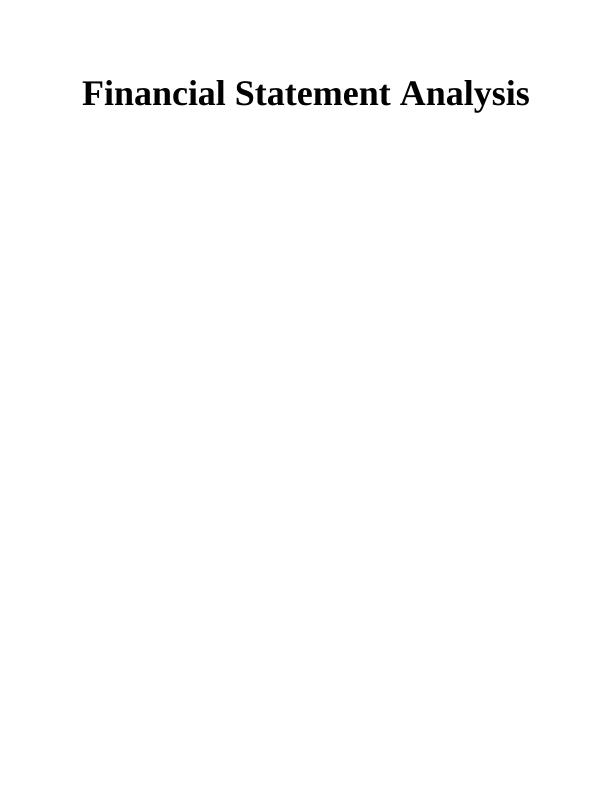 Assignment Financial Statement Analysis - Doc_1