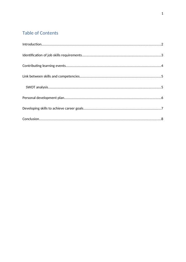 personal and professional development assignment pdf