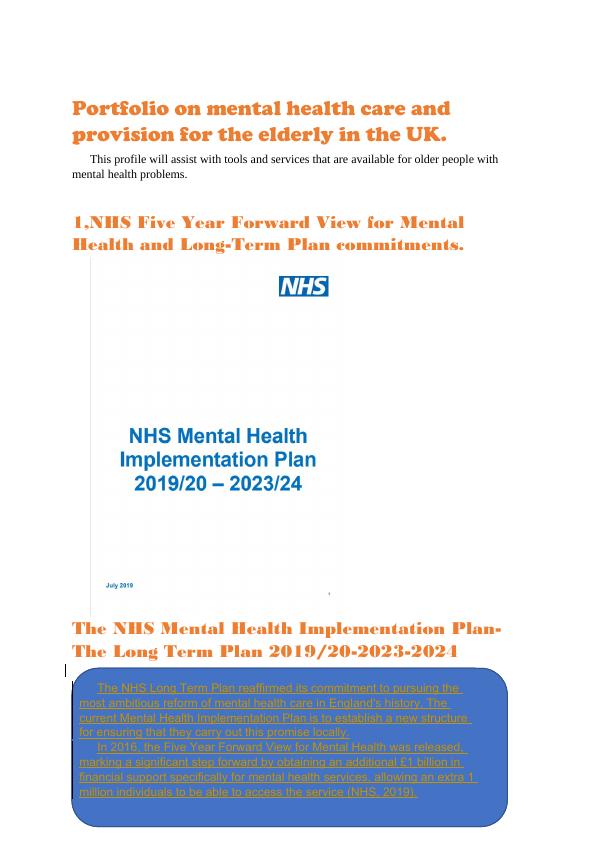 The NHS Mental Health Implementation Plan 2019/20-2023-2024 - The Long Term Plan 2020-2023-2024_1