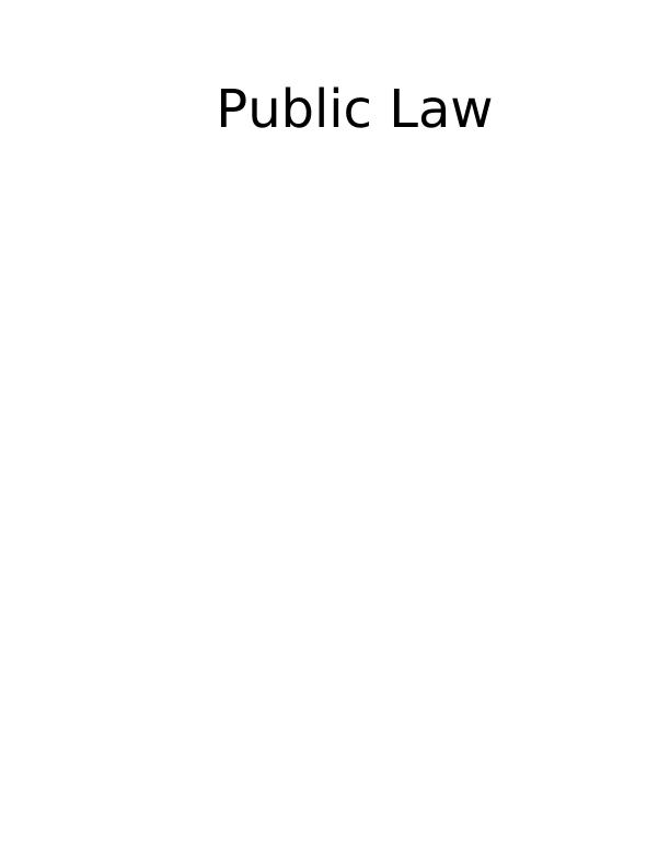 Report on Public Law - ECHR_1