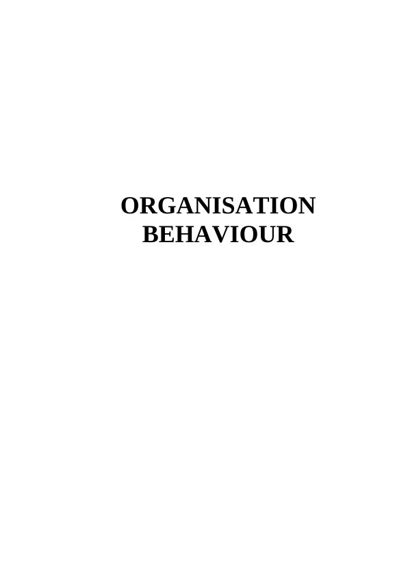 Organisation Behaviour Assignment - Google_1