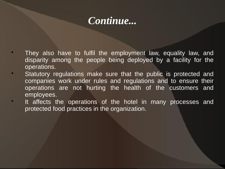 Assessing Statutory Regulations for Facilities Operation in UK Hospitality Industry_4
