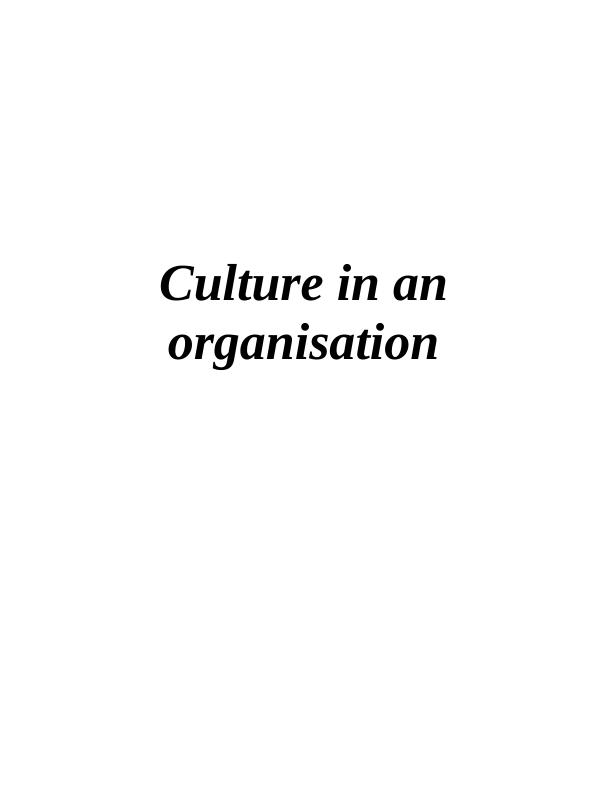 Organizational Culture Assignment PDF_1