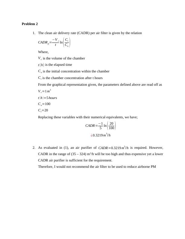 Physics - CADR  | Question and Answer_2