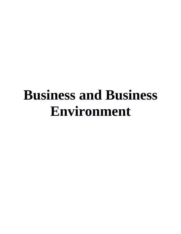 Business and Business Environment (DOCX)_1