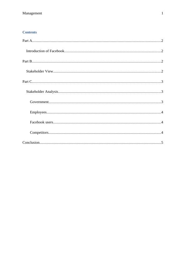 Stakeholder Analysis of Facebook: Government, Employees, Users, Competitors_2