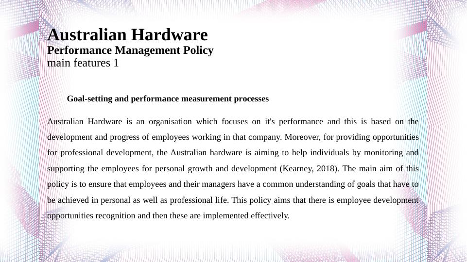 Australian Hardware Performance Management Policy_2