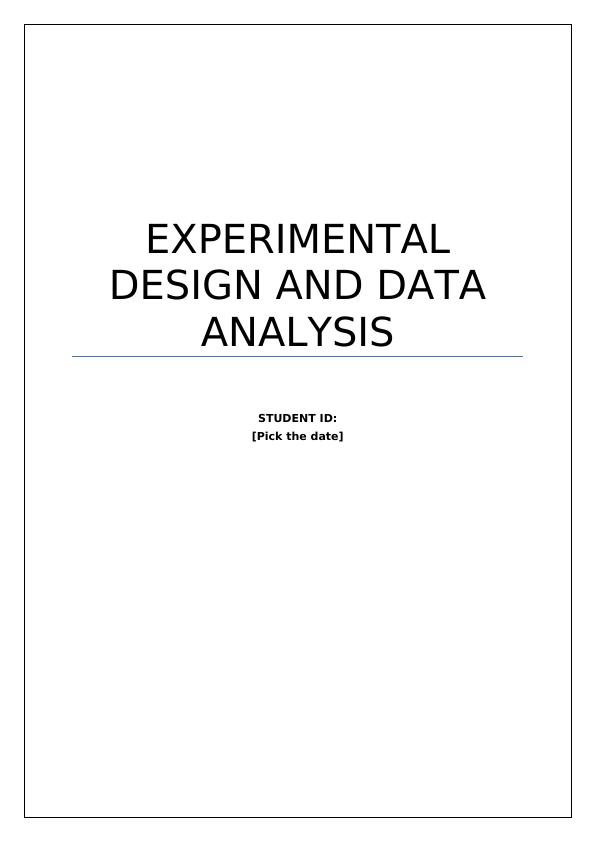 Experimental Design and Data Analysis_1