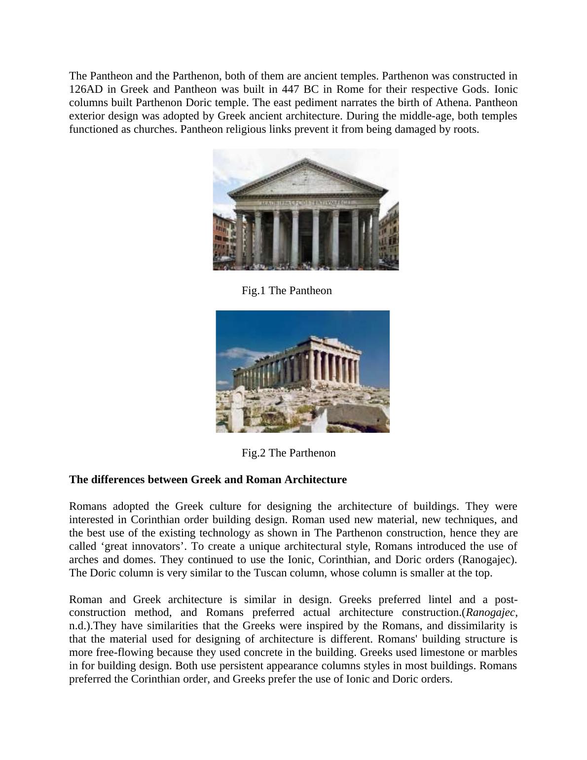 The Differences between Greek and Roman Architecture_2