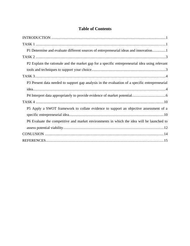Sample Identifying Entrepreneurial Opportunities Assignment PDF_2
