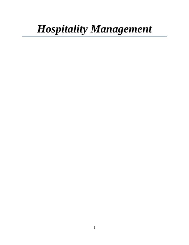 Hospitality Management - High Valley_1