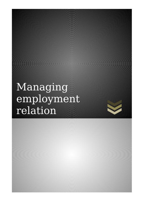 Employment Relations in Australia and India_1