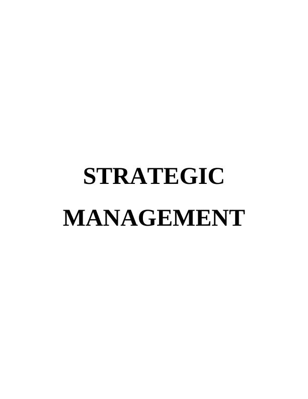 Amazon Strategic Management_1