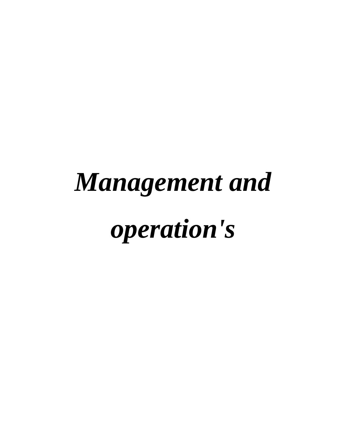 Role of Leaders and Managers in Operations Management - Starbucks_1