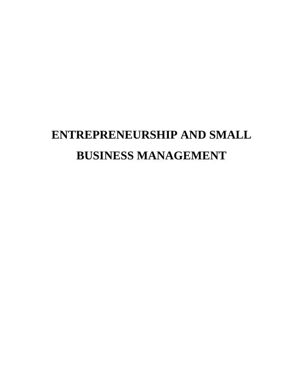 Kind of Entrepreneurial Ventures : Report_1