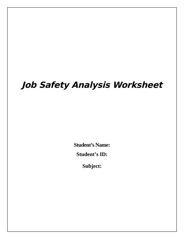 Job Safety Analysis Worksheet_1