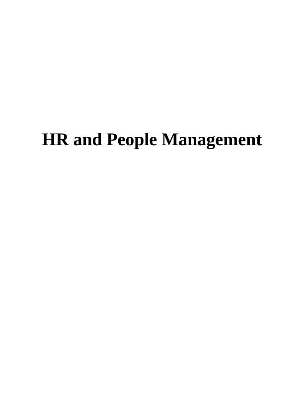HR and People Management Assignment - St. Michael’s Hospital_1
