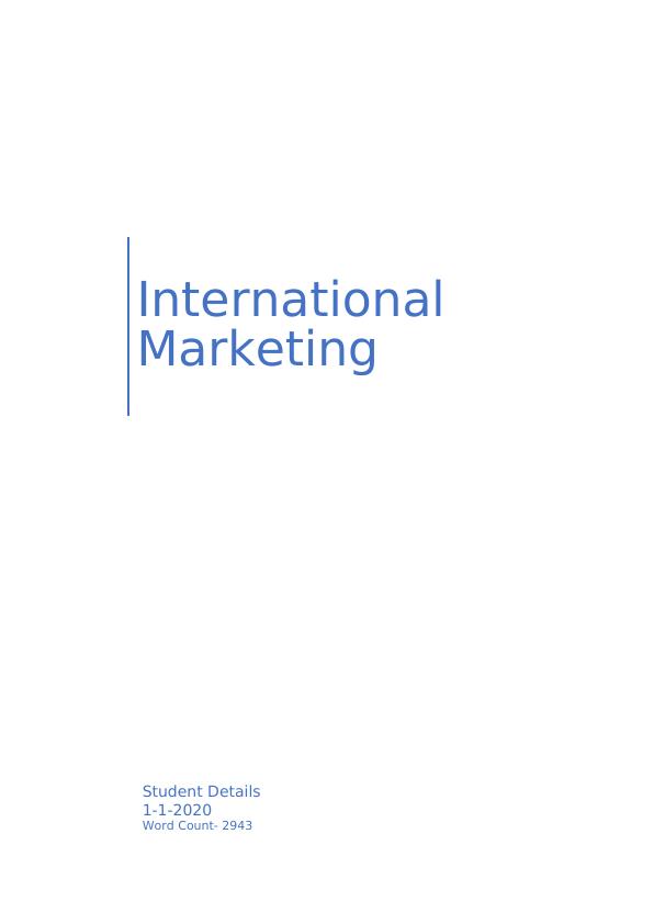 International Marketing - Cheers_1