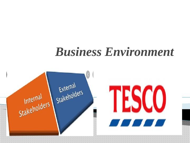 Importance of Stakeholders in Business Environment - A Case Study of Tesco_1