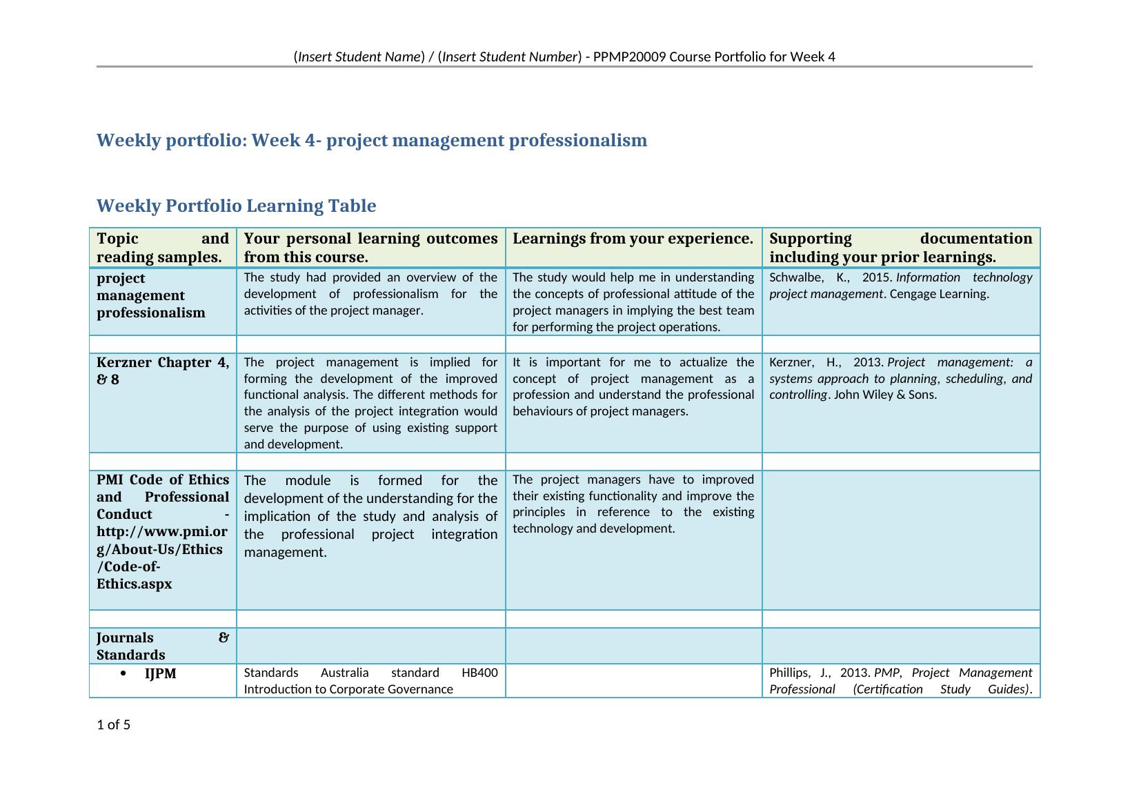 Study on Project Management Professionalism_1