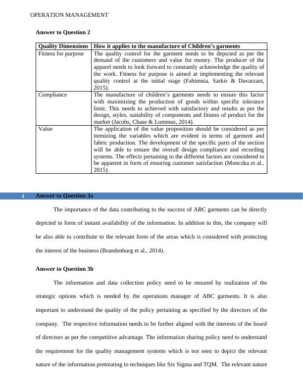 operation management assignment pdf