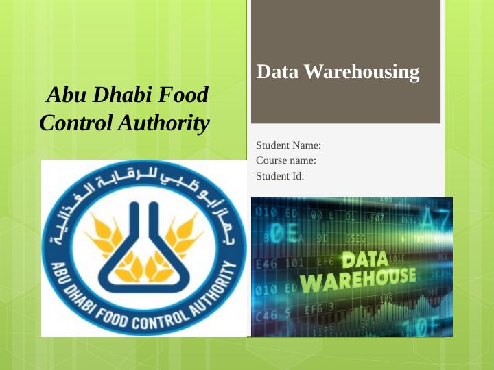 Data Warehousing for Abu Dhabi Food Control Authority_1