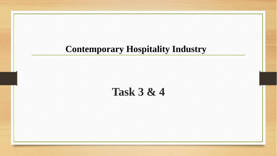 Contemporary Hospitality Industry_1